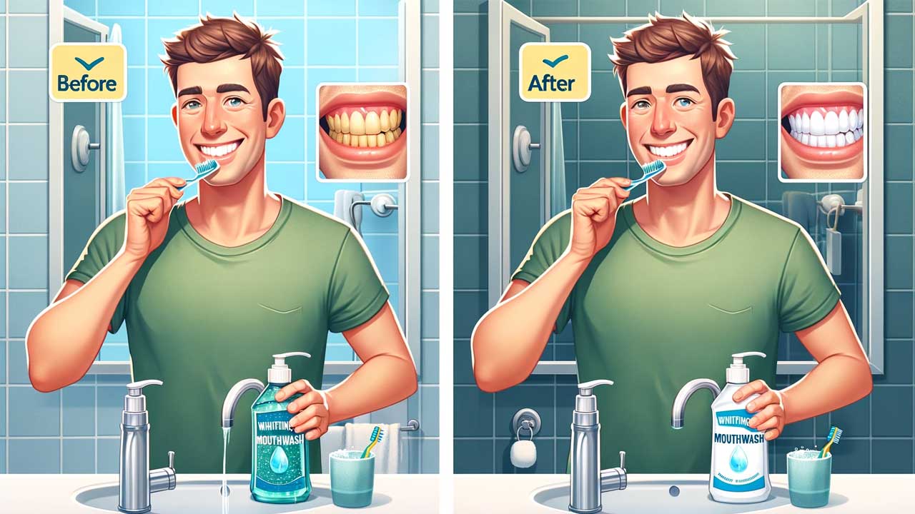 A Guide to Teeth Whitening Mouthwash How It Works and Its Benefits