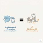 Can I polish my teeth at home like the dentist does if I buy a special kit?