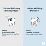 Does prophy paste contain whitening agents like peroxide?