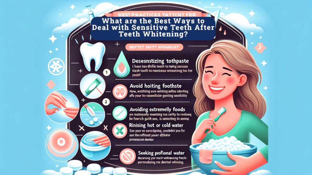 What are the Best Ways to Deal with Sensitive Teeth After Teeth Whitening?