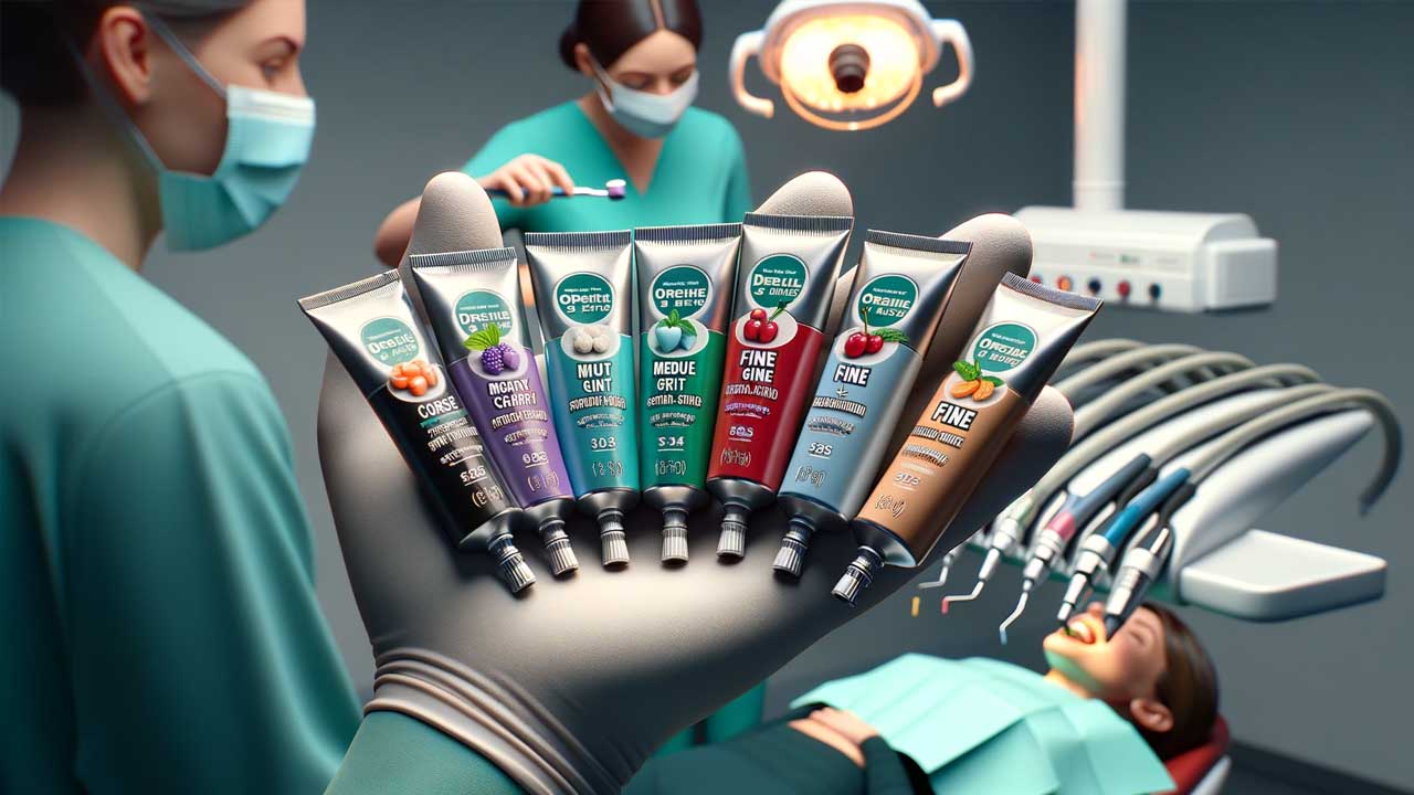 What are the different types of prophy paste? Dental Health