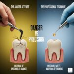 Is it okay to scrape tartar off your teeth?