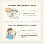 How can I get rid of tartar on my kids' teeth?