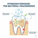 Can hydrogen peroxide remove hard tartar?