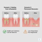 Do gums grow back after tartar removal?