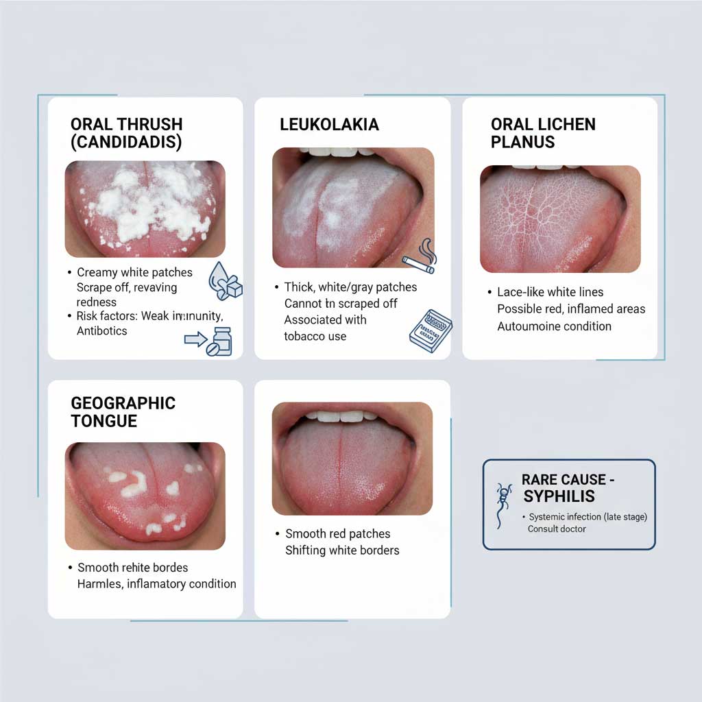 When to Worry: Medical Conditions That Can Cause a White Tongue